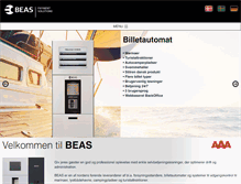 Tablet Screenshot of beas.dk